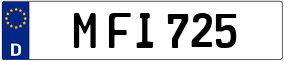 Truck License Plate
